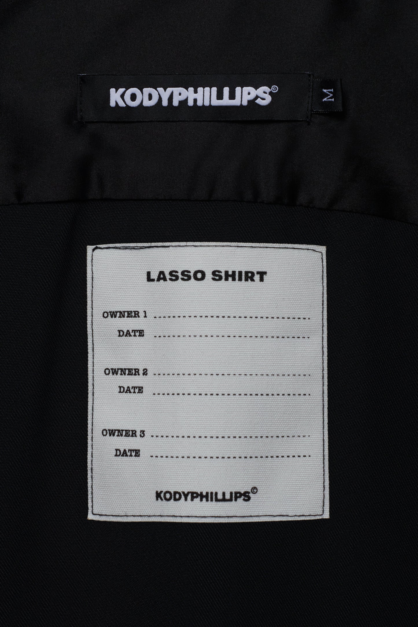 Embellished Lasso Shirt 2.0- CLASSIC BLACK