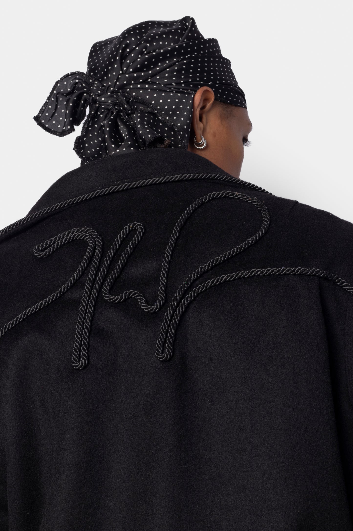 Wool Lasso Jacket- BLACK