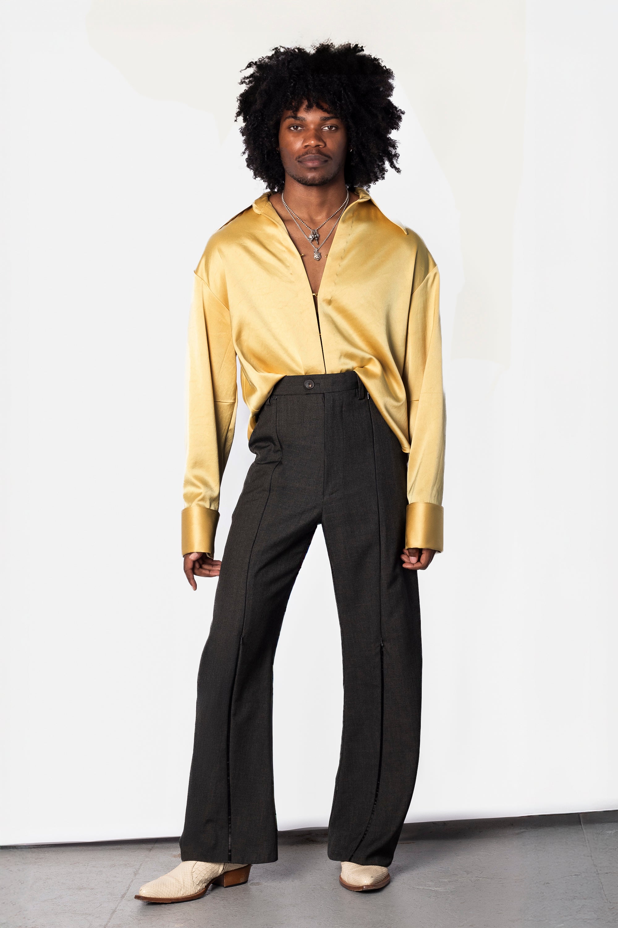 Zipper Pants- Soot