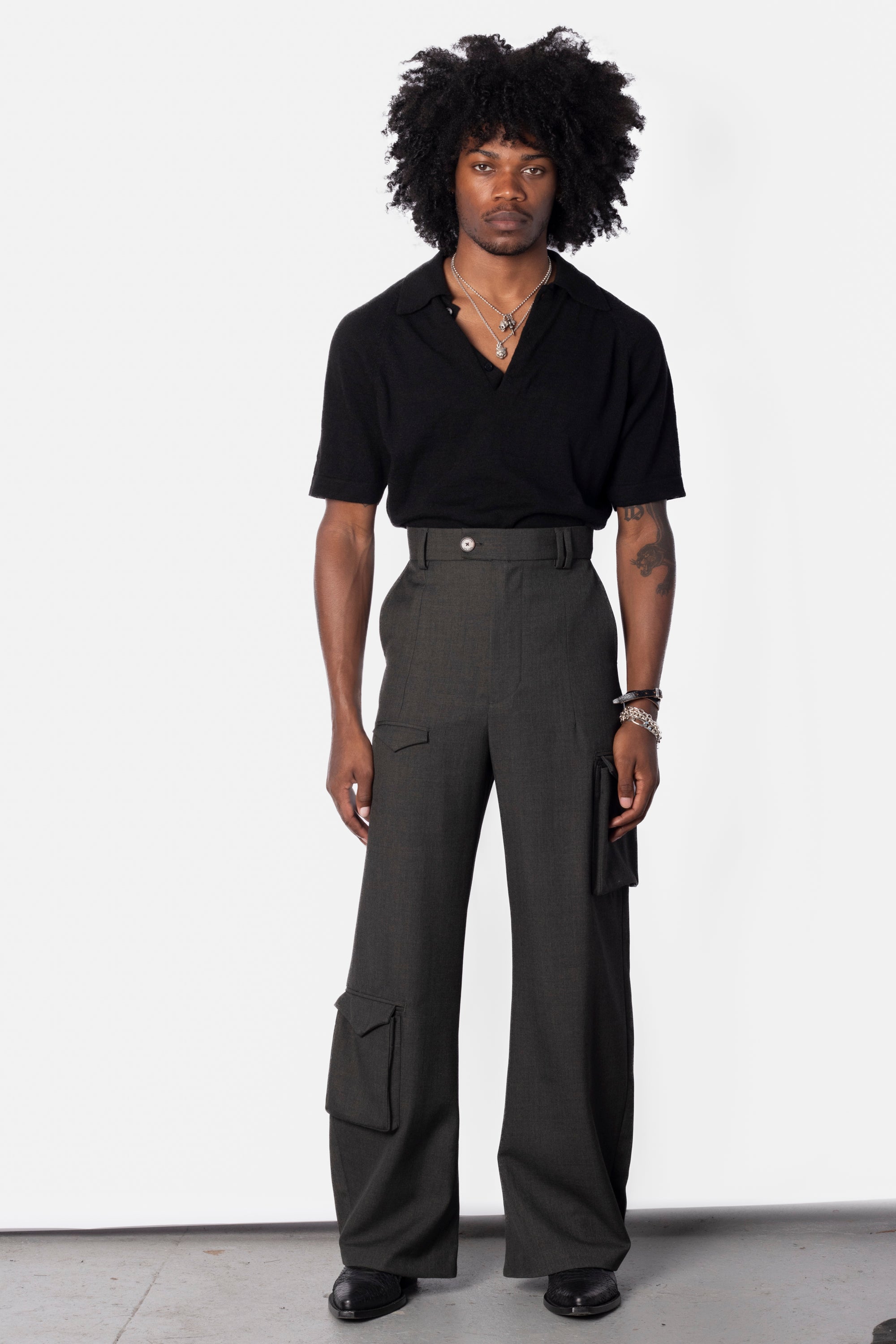 CARGO SLACKS - SOOT