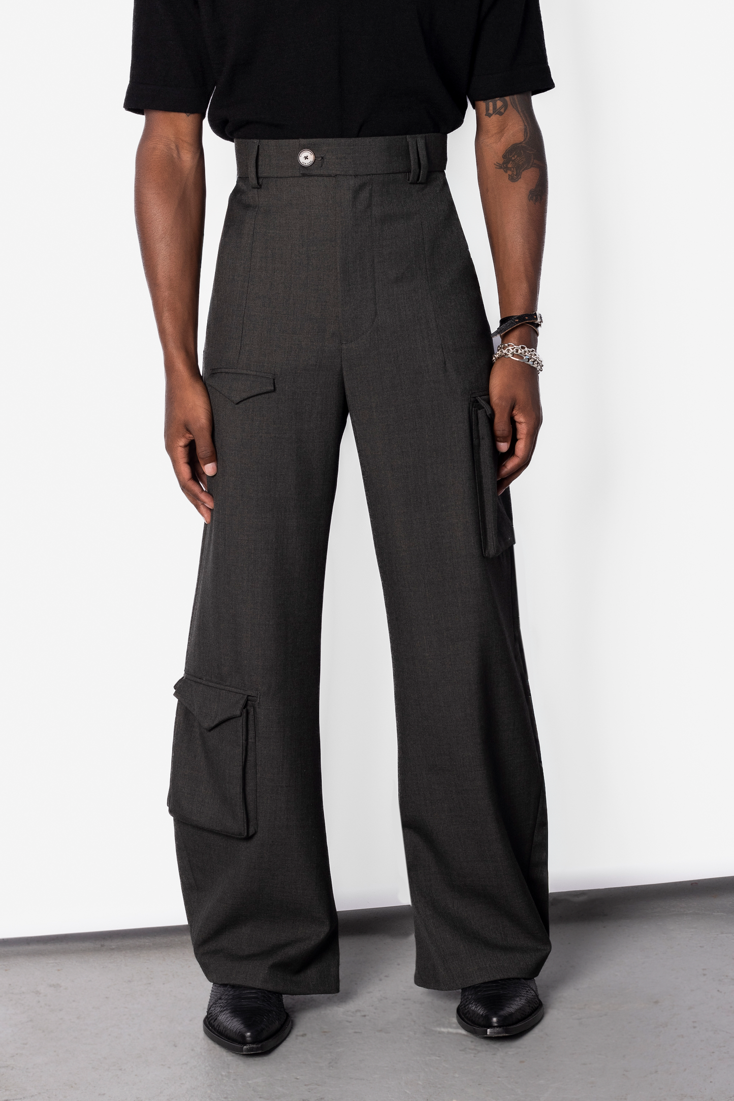 CARGO SLACKS - SOOT