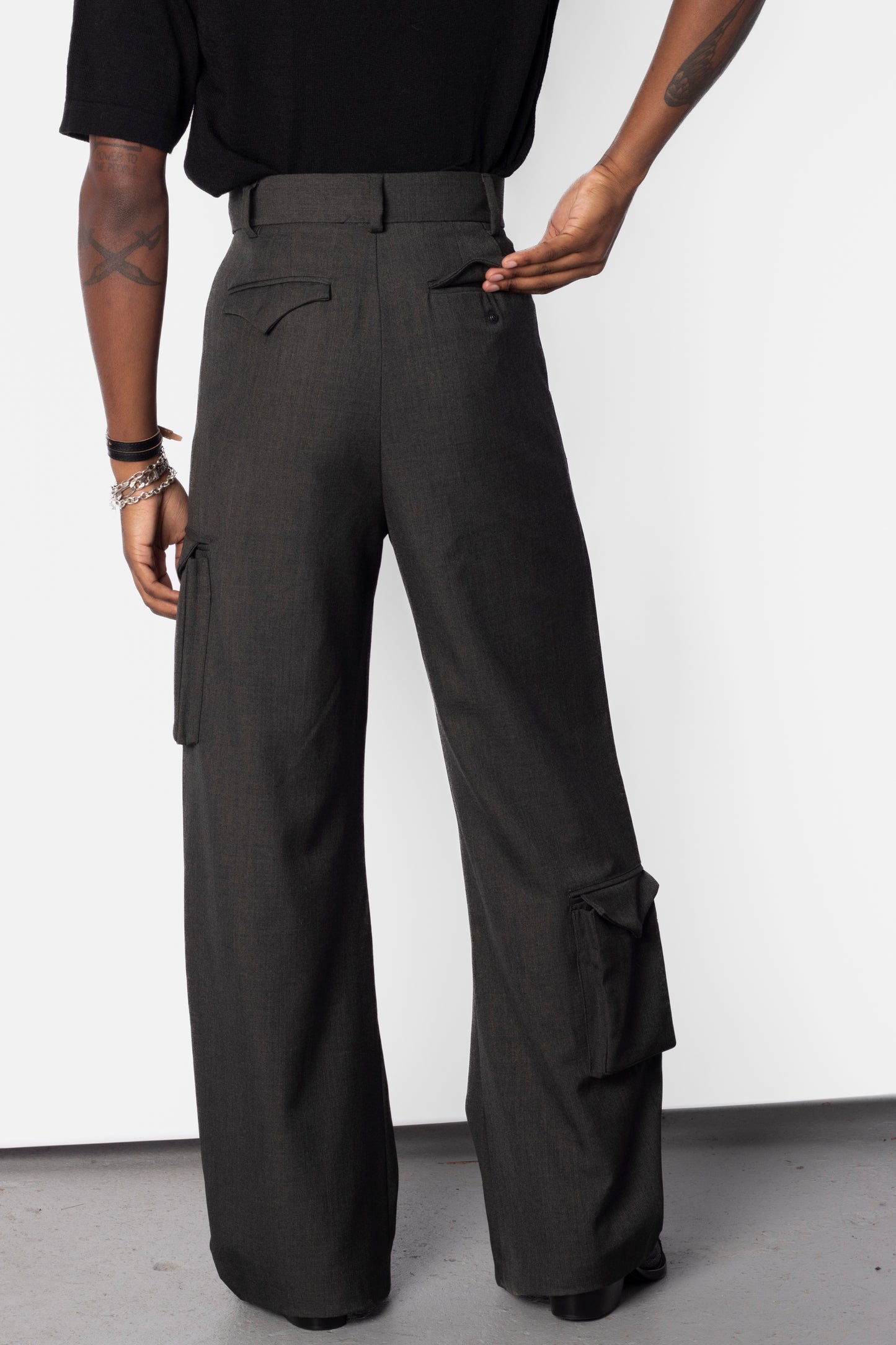 CARGO SLACKS - SOOT