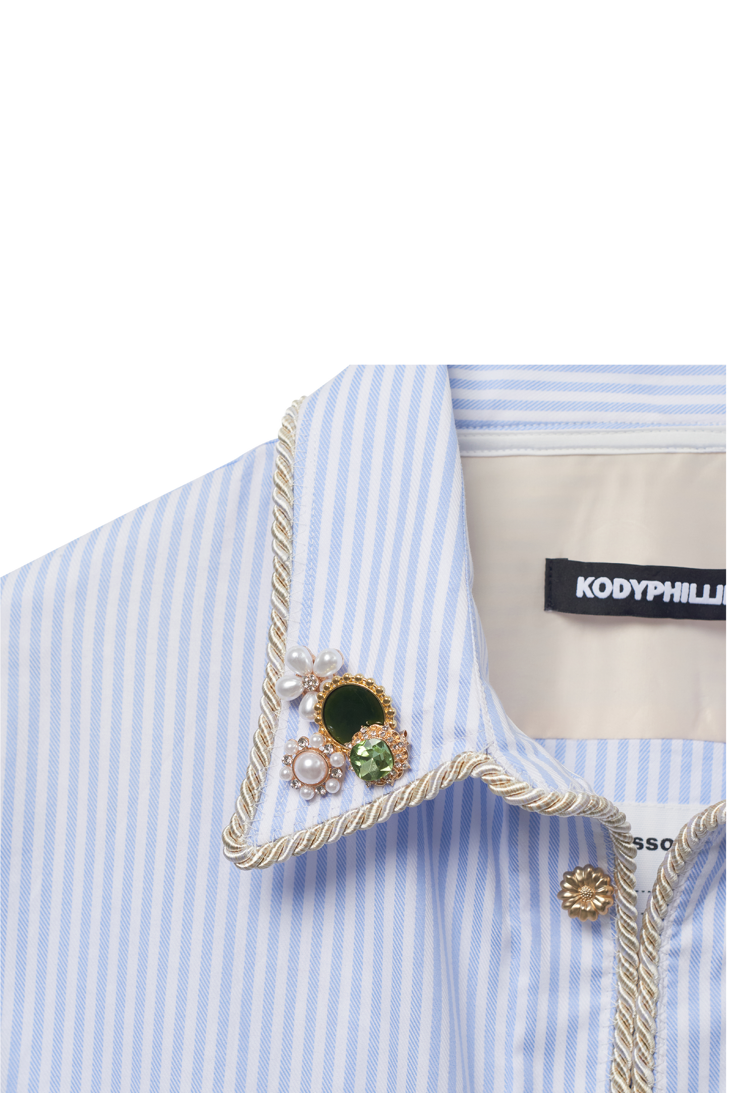 Embellished Lasso Shirt 2.0- OXFORD