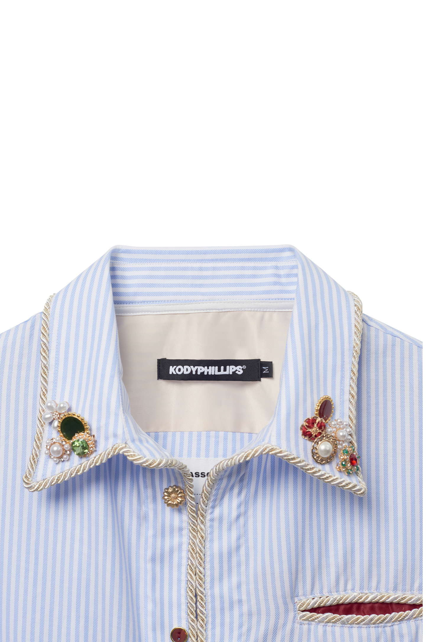 Embellished Lasso Shirt 2.0- OXFORD