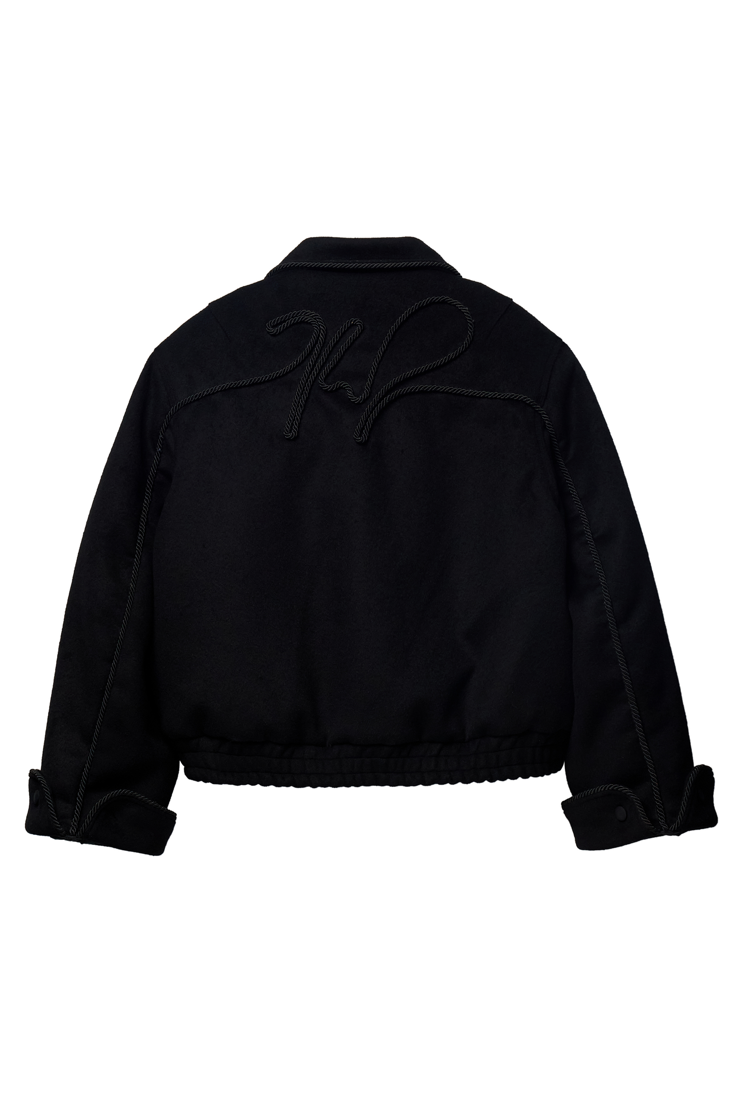 Wool Lasso Jacket- BLACK