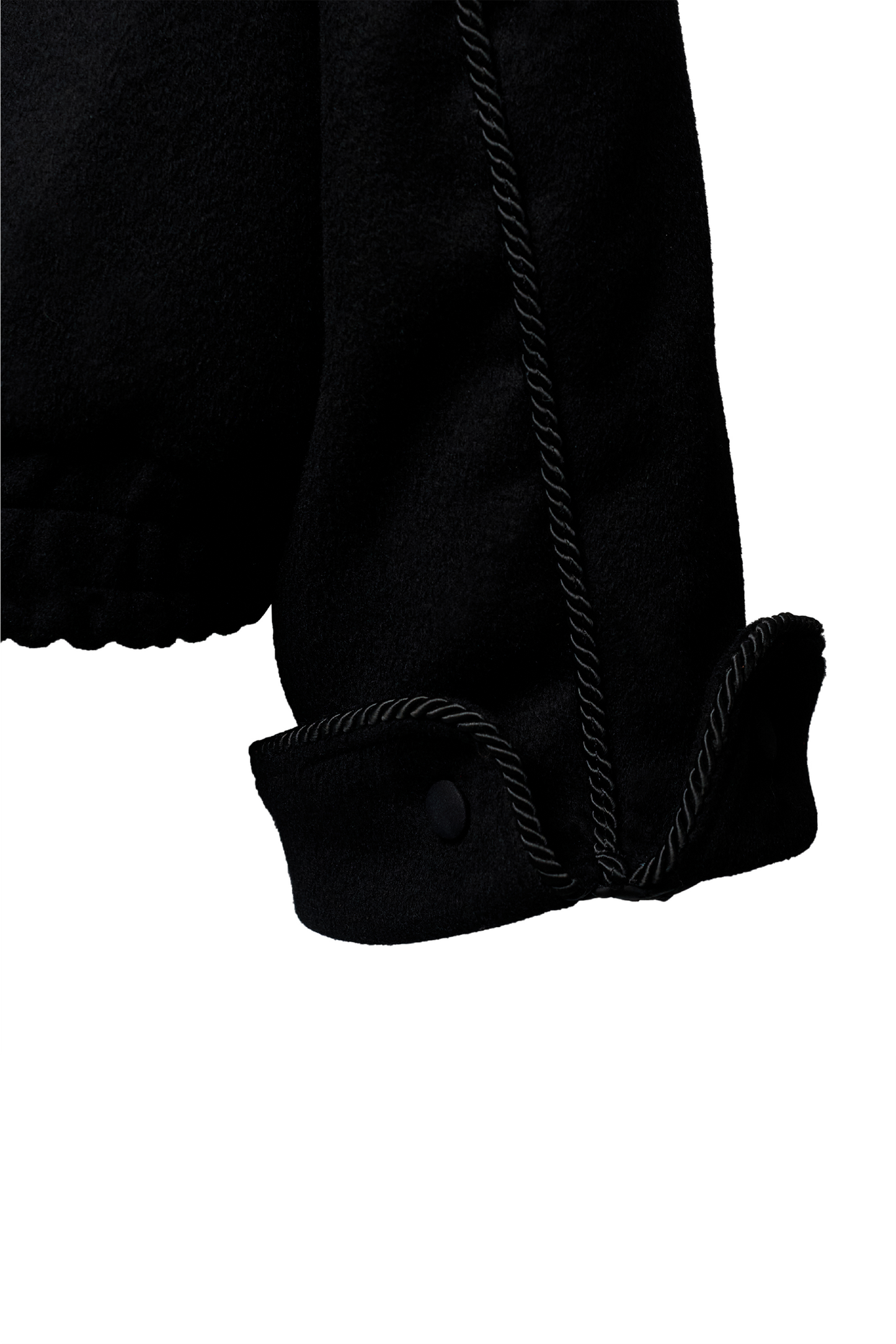Wool Lasso Jacket- BLACK
