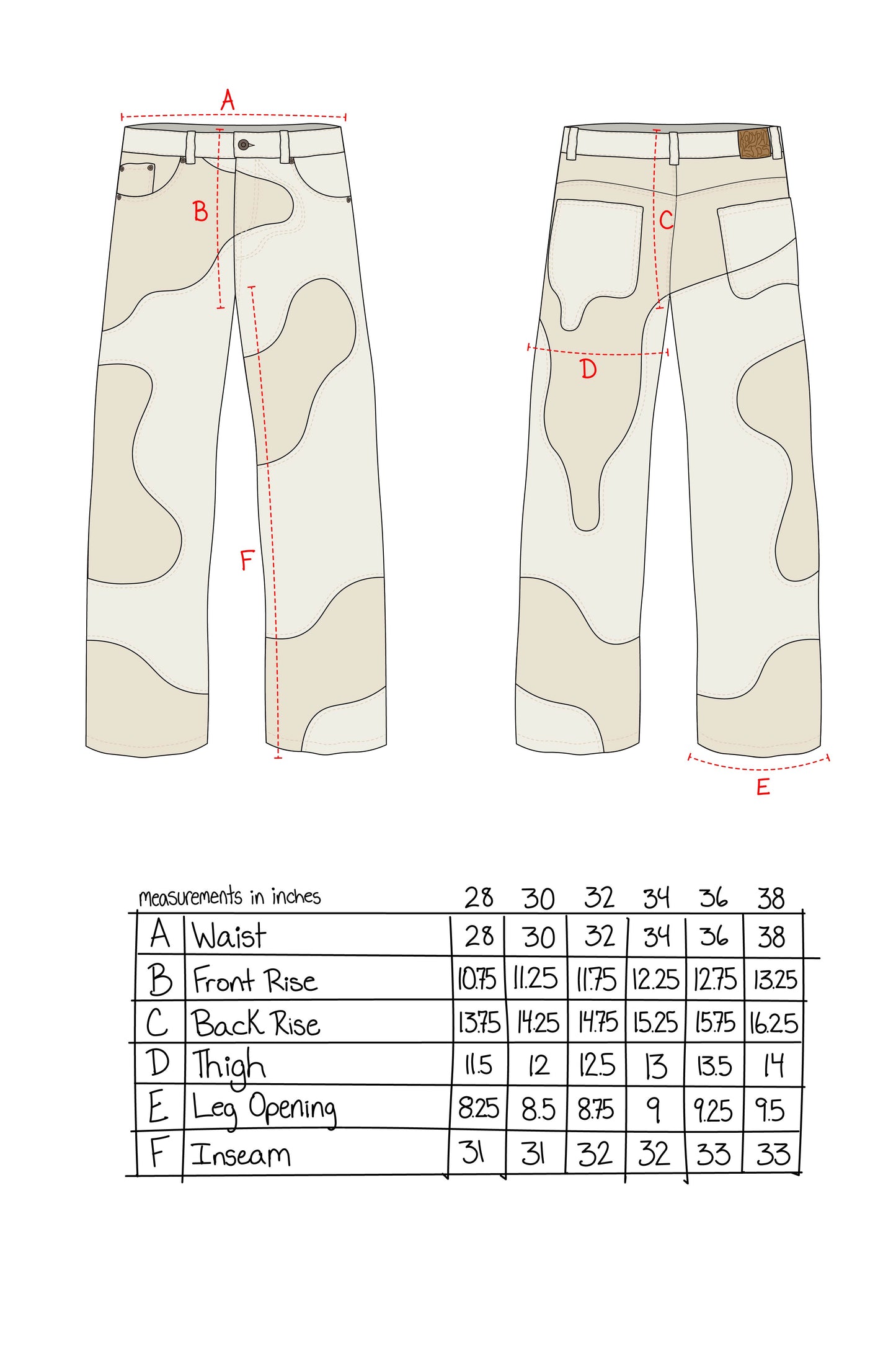 Curve Jeans-Cream