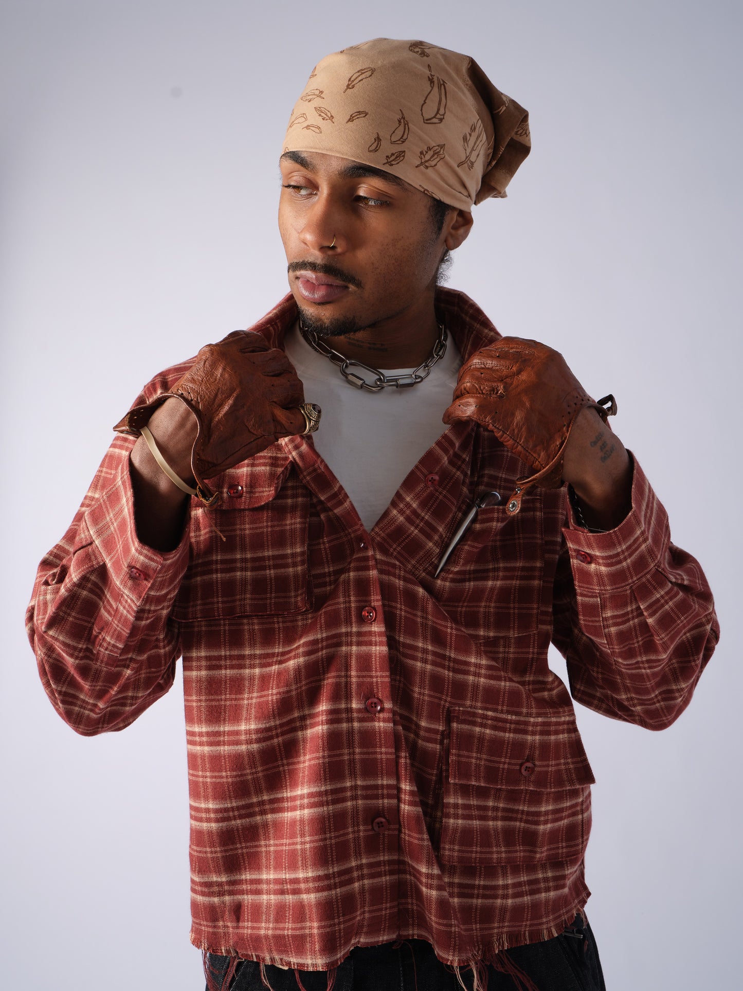 Cargo Shirt- RED FLANNEL 2.0