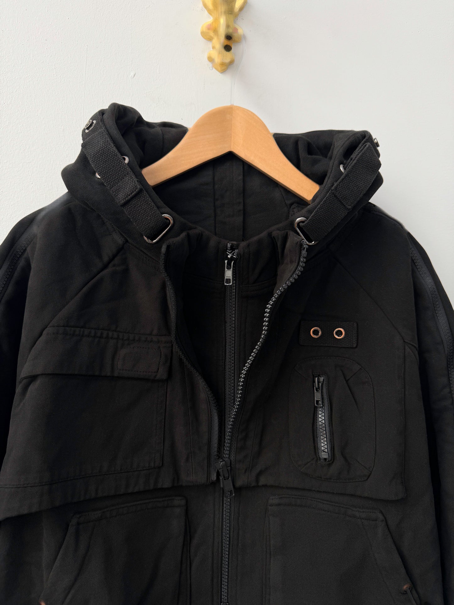 KP2144 Pilot Hoodie ONYX BLACK- S,M,XXL