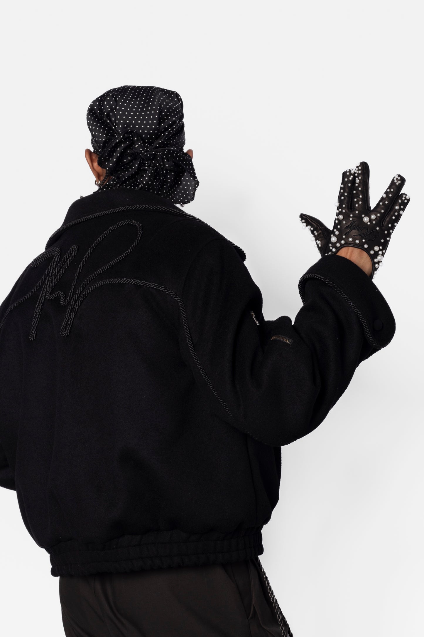 Wool Lasso Jacket- BLACK