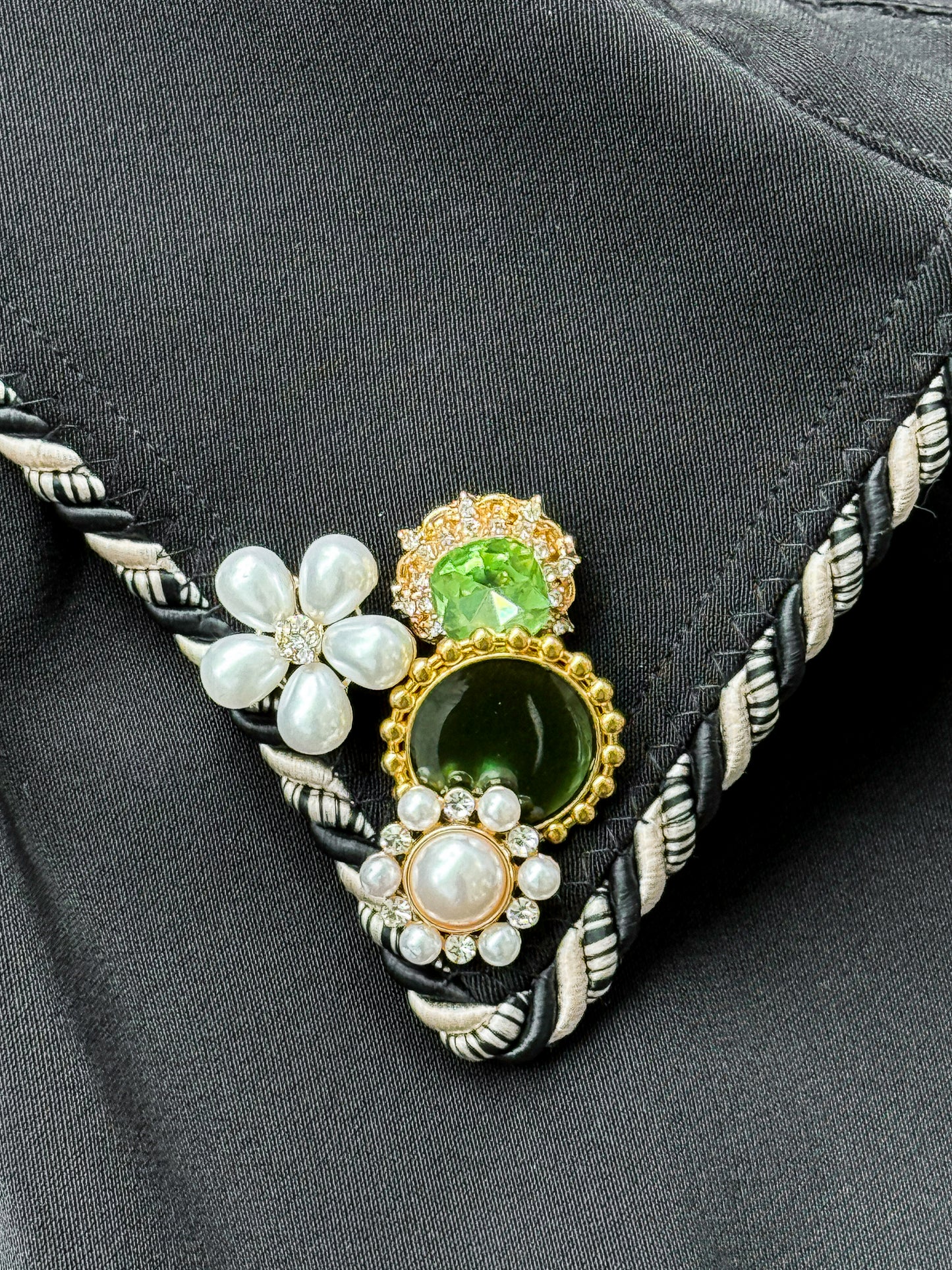 Embellished Lasso Shirt 2.0- CLASSIC BLACK