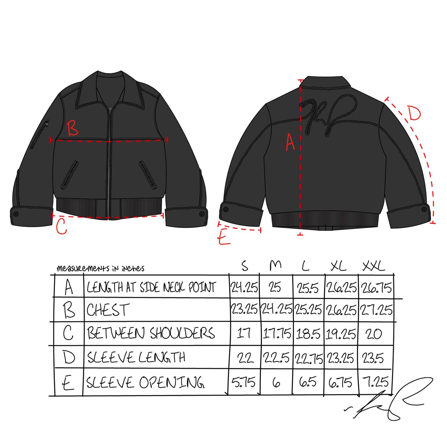 Leather Lasso Jacket- BLACK
