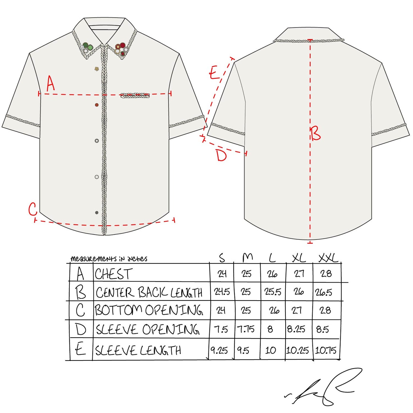 Embellished Lasso Shirt 2.0- IVORY