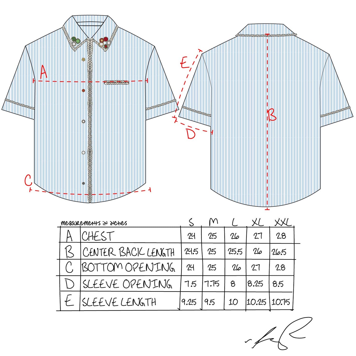 Embellished Lasso Shirt 2.0- OXFORD