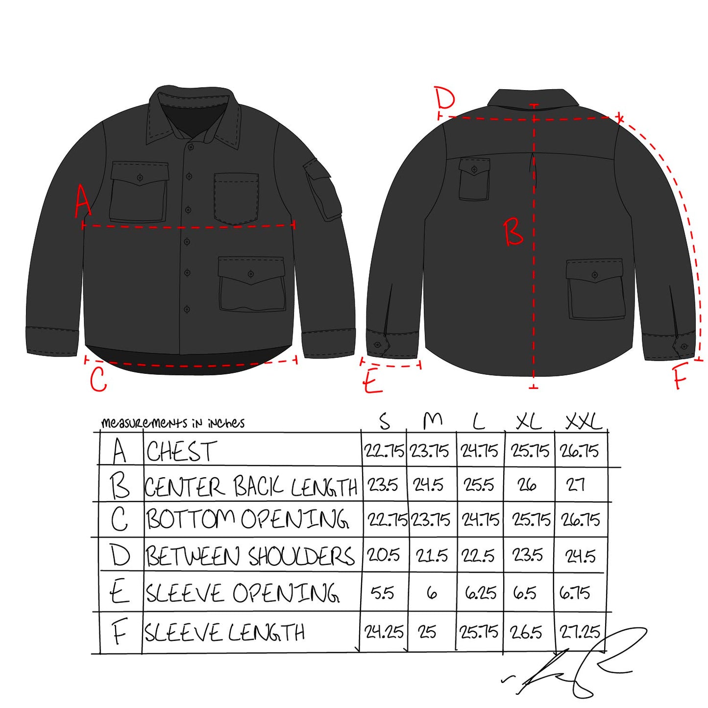 Cargo Shirt- Satin