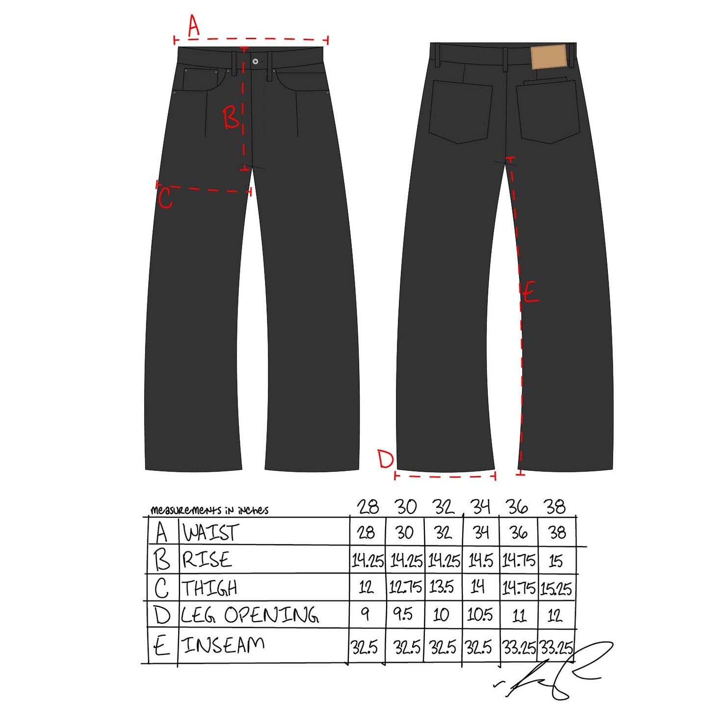 Traveler Jeans - Black Washed