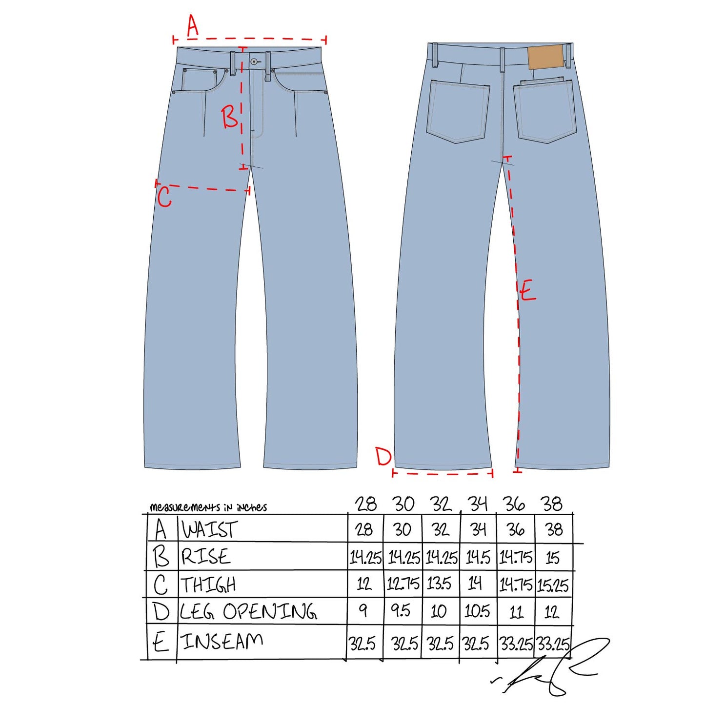 Traveler Jeans - Light Indigo