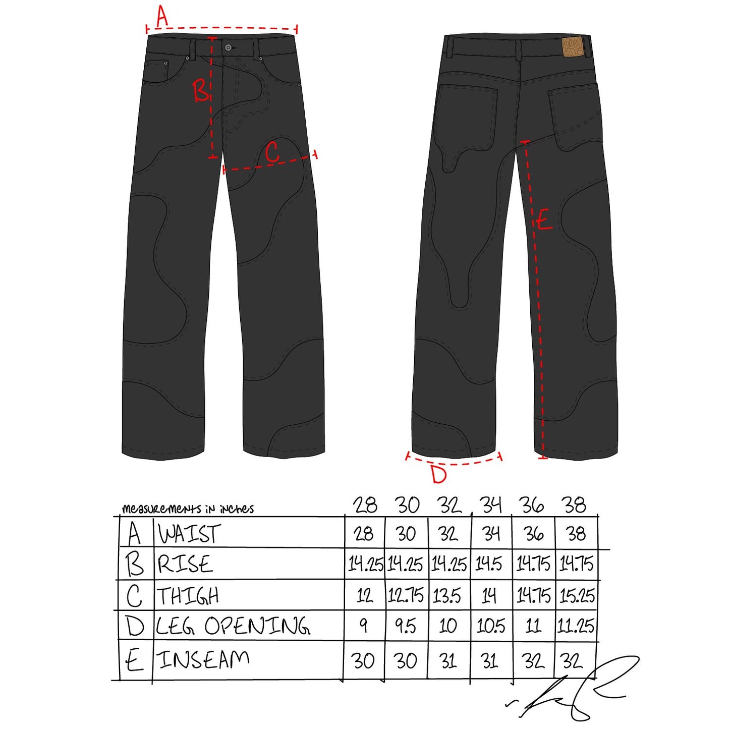 Curve Jeans-Dirty Black