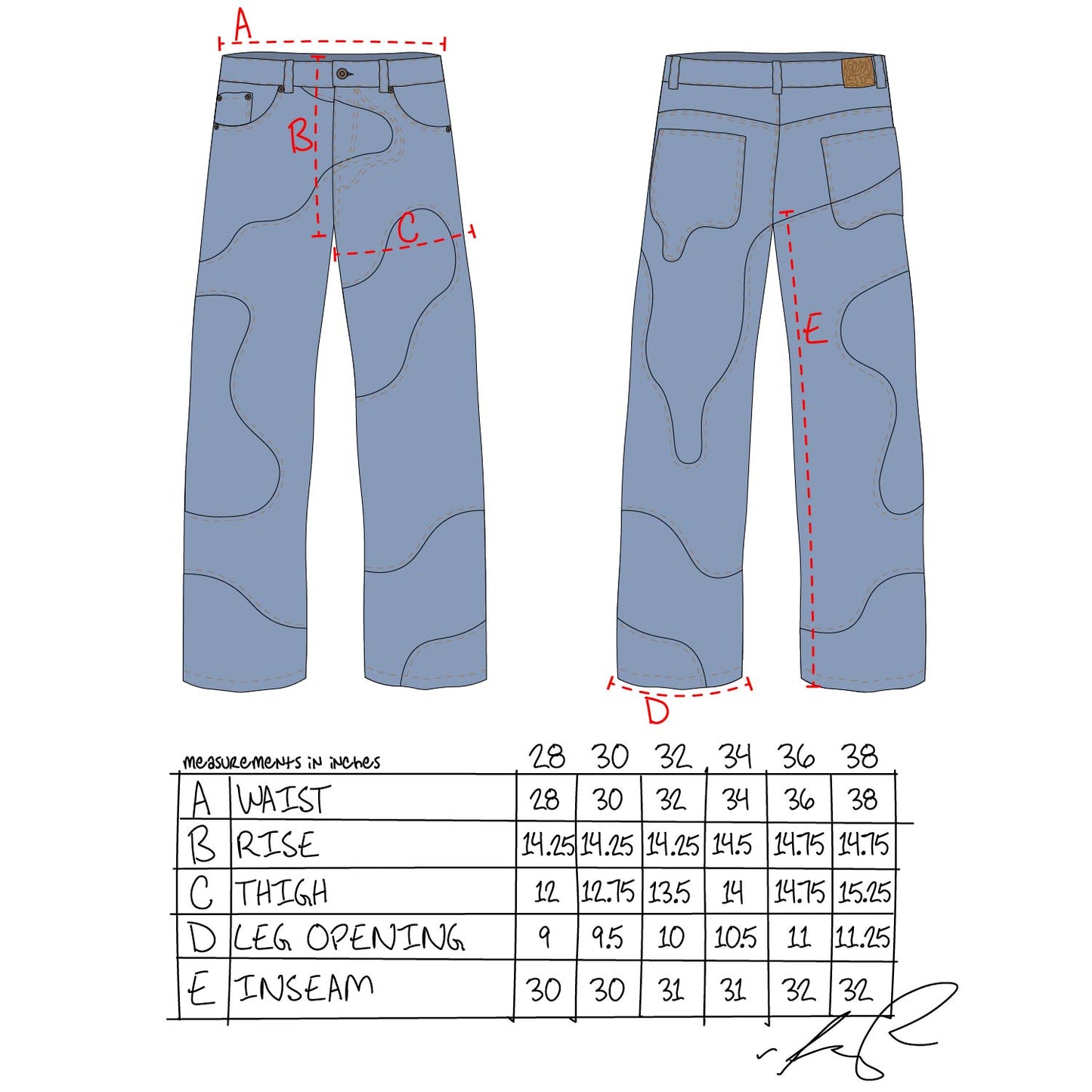 Curve Jeans-Blue D