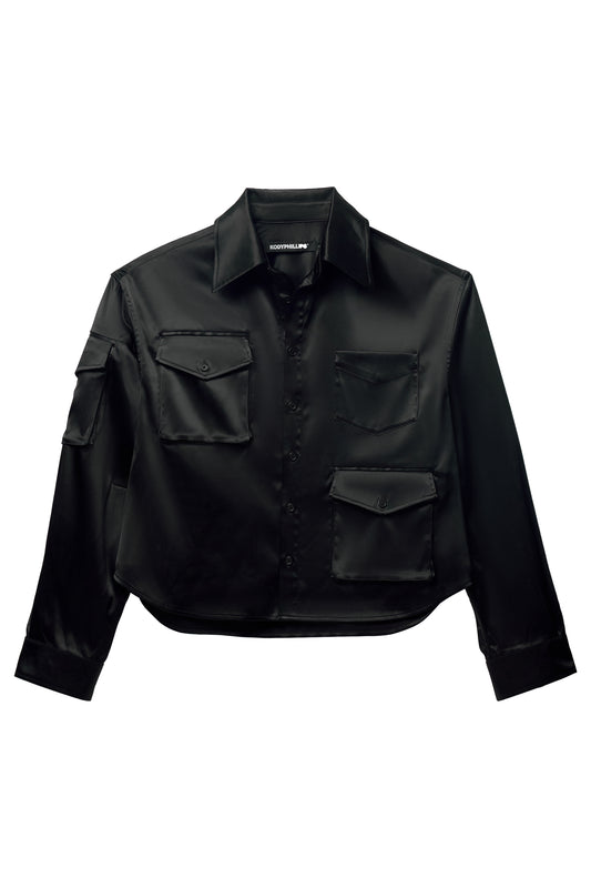 Cargo Shirt- Satin