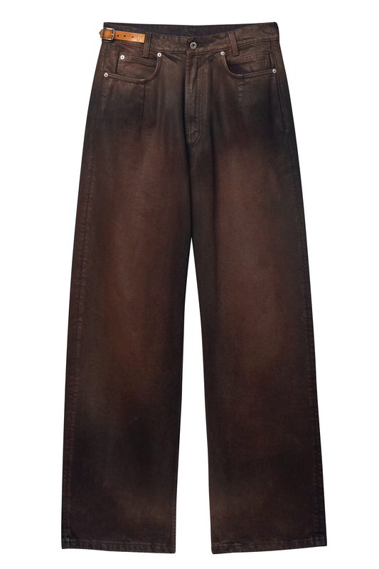 Straight Selvedge Jeans - Espresso Waxed