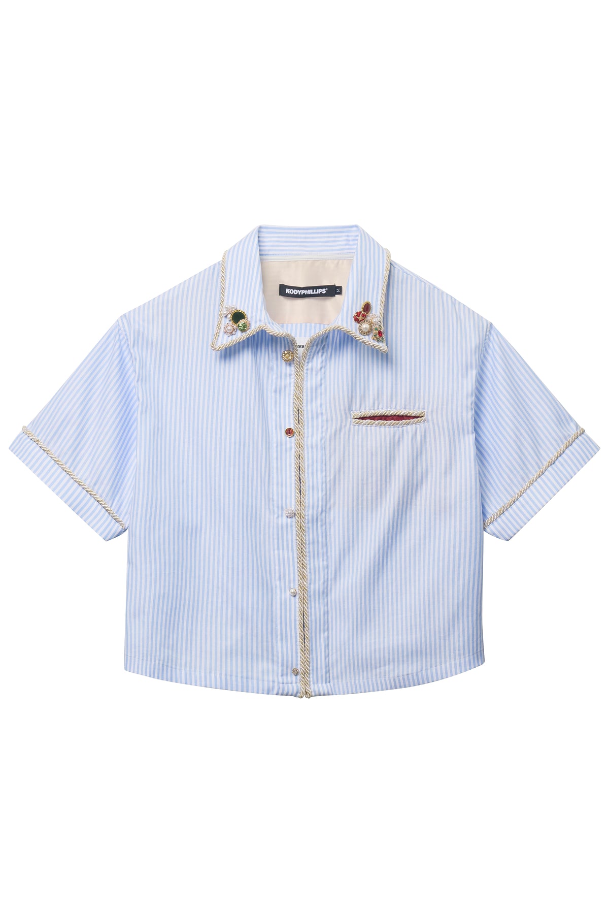 Embellished Lasso Shirt 2.0- OXFORD – kodyphillips.com