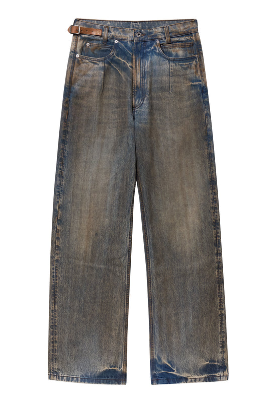 Straight Selvedge Jeans - Dirty Wash