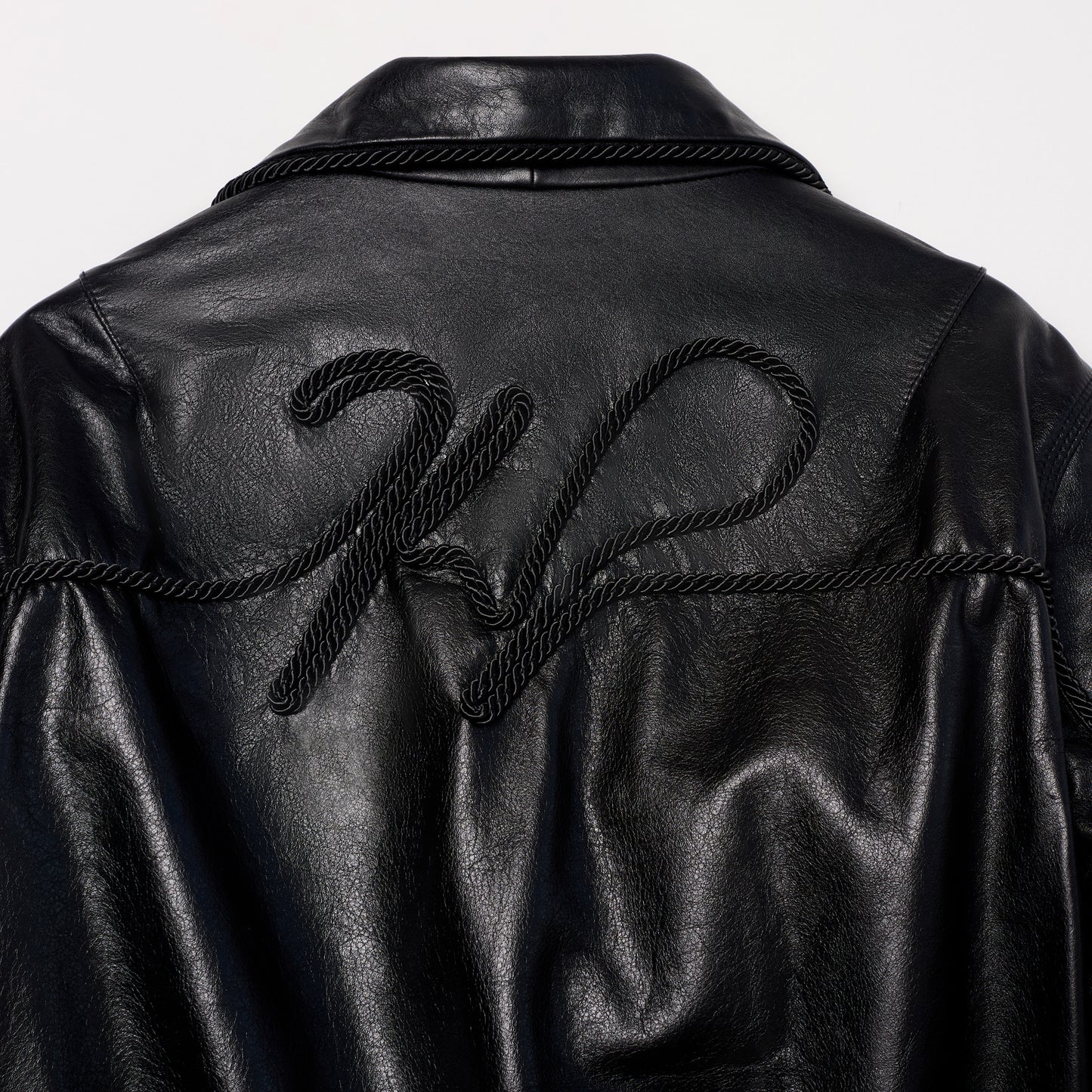 Leather Lasso Jacket- BLACK
