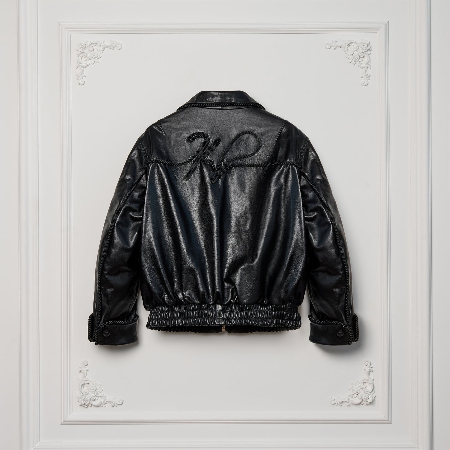 Leather Lasso Jacket- BLACK