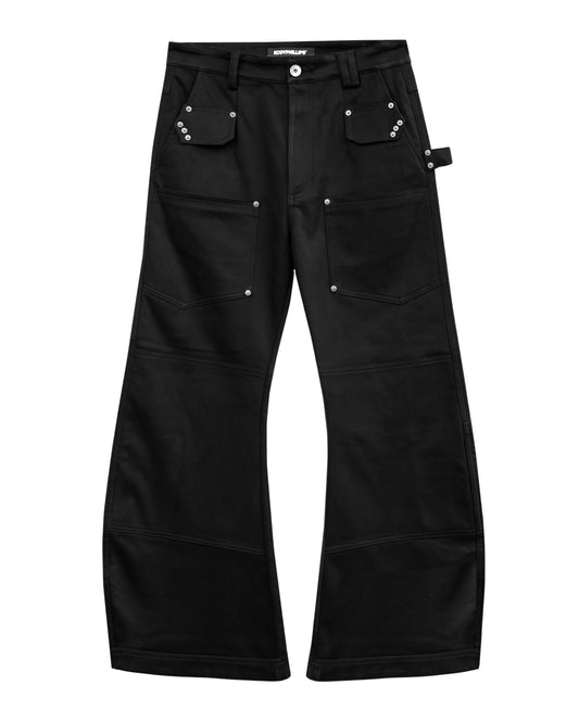 RIVET PANTS - BLACK
