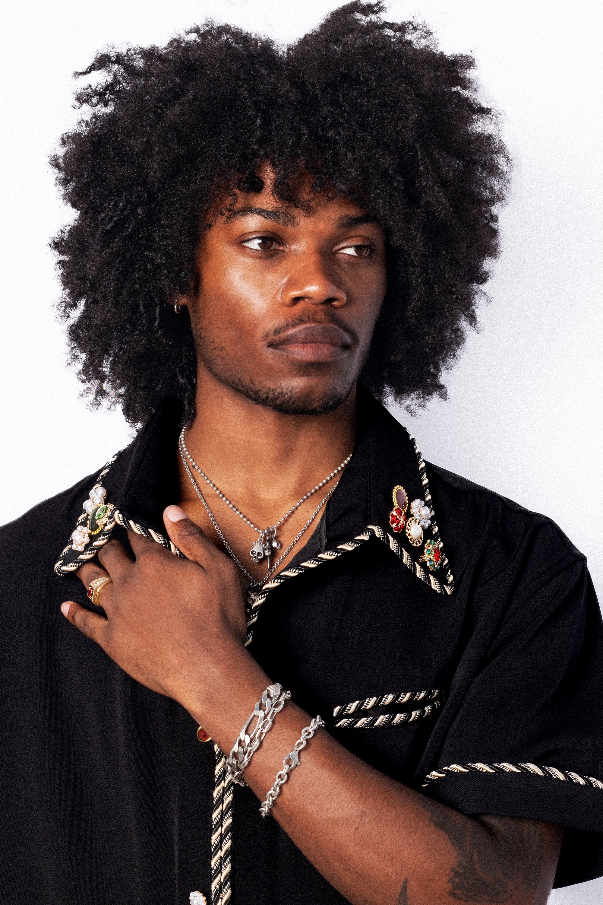 Embellished Lasso Shirt 2.0- CLASSIC BLACK – kodyphillips.com