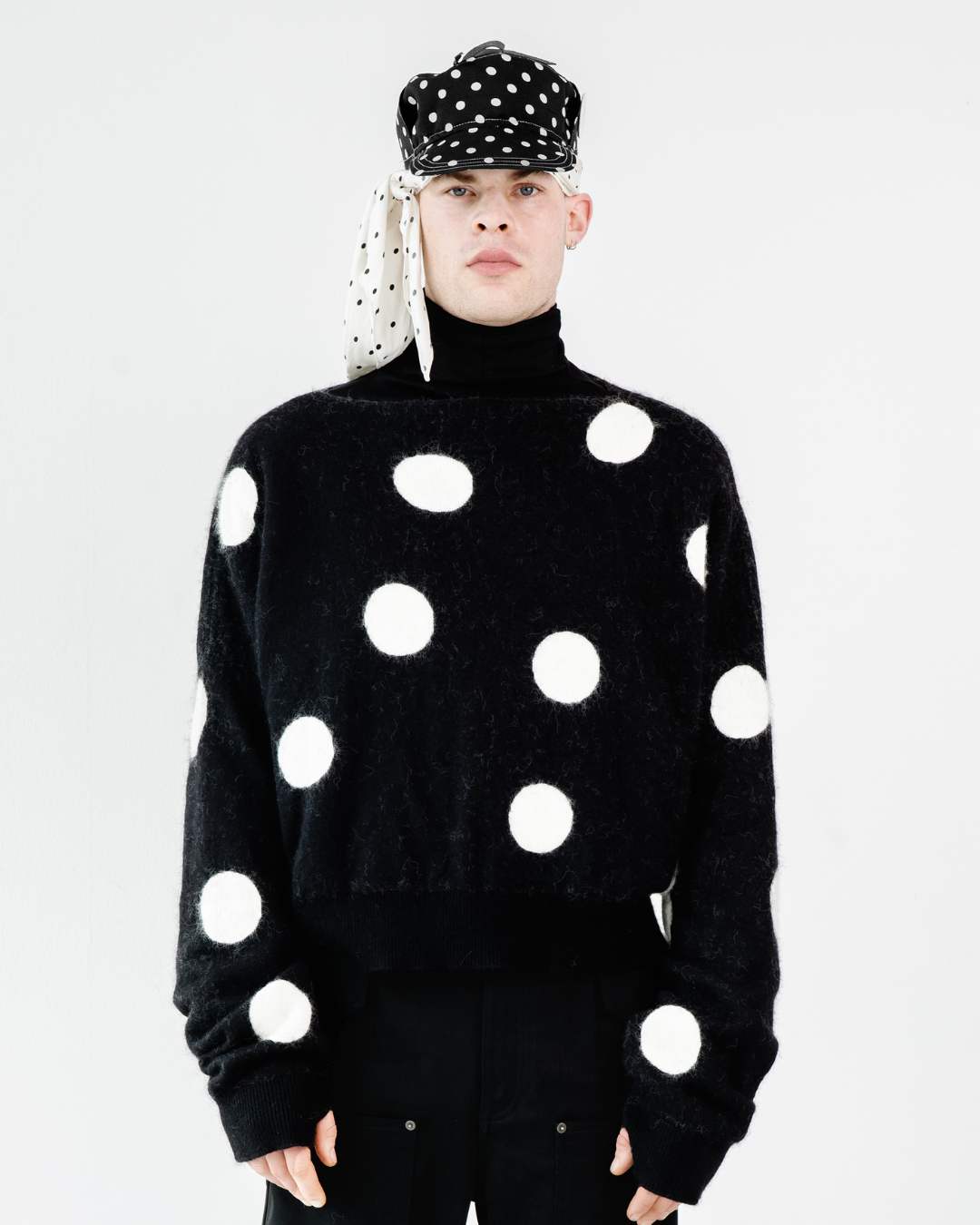 Boat Neck Sweater- Polka Dot – kodyphillips.com