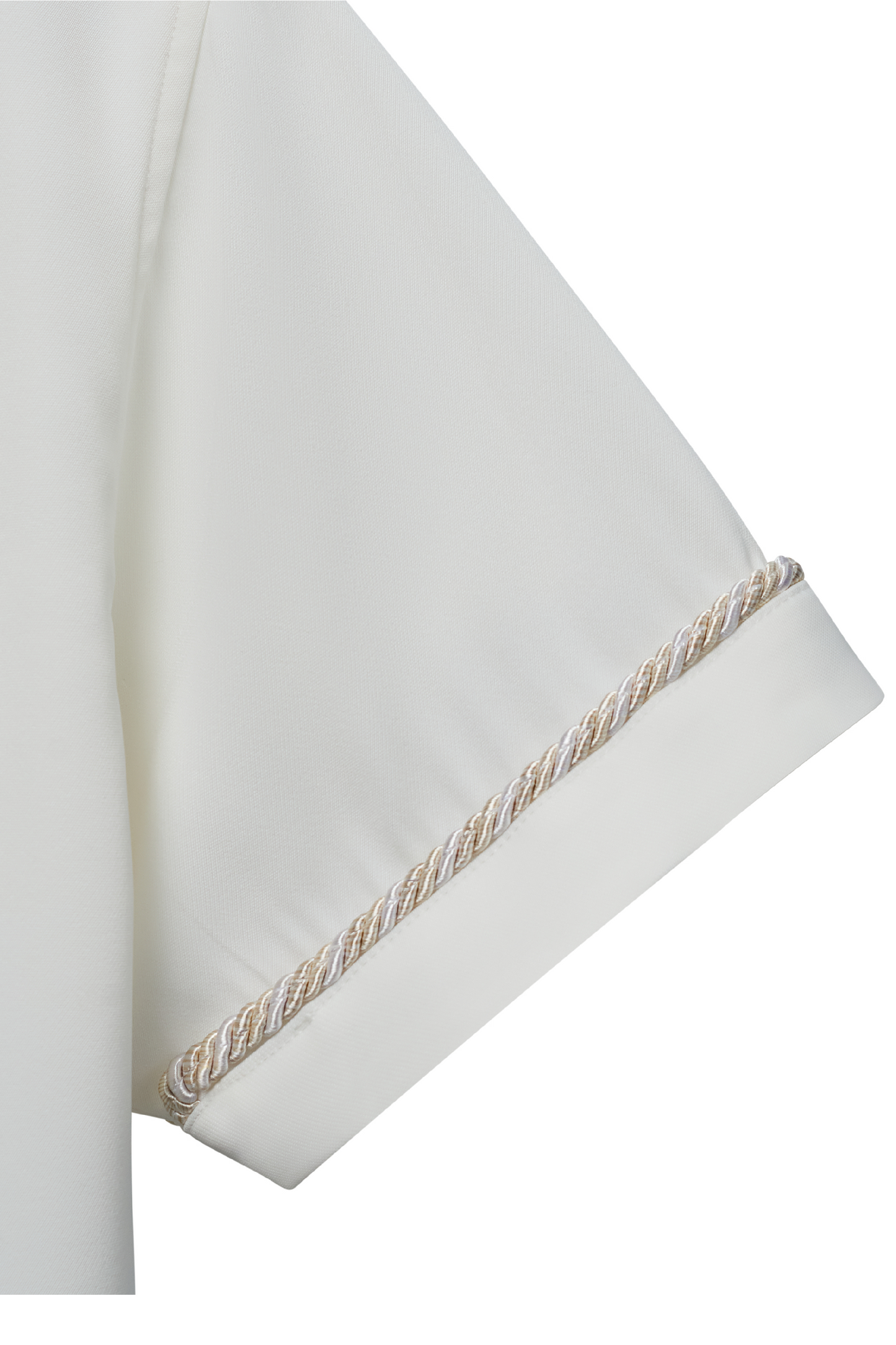 Embellished Lasso Shirt 2.0- IVORY