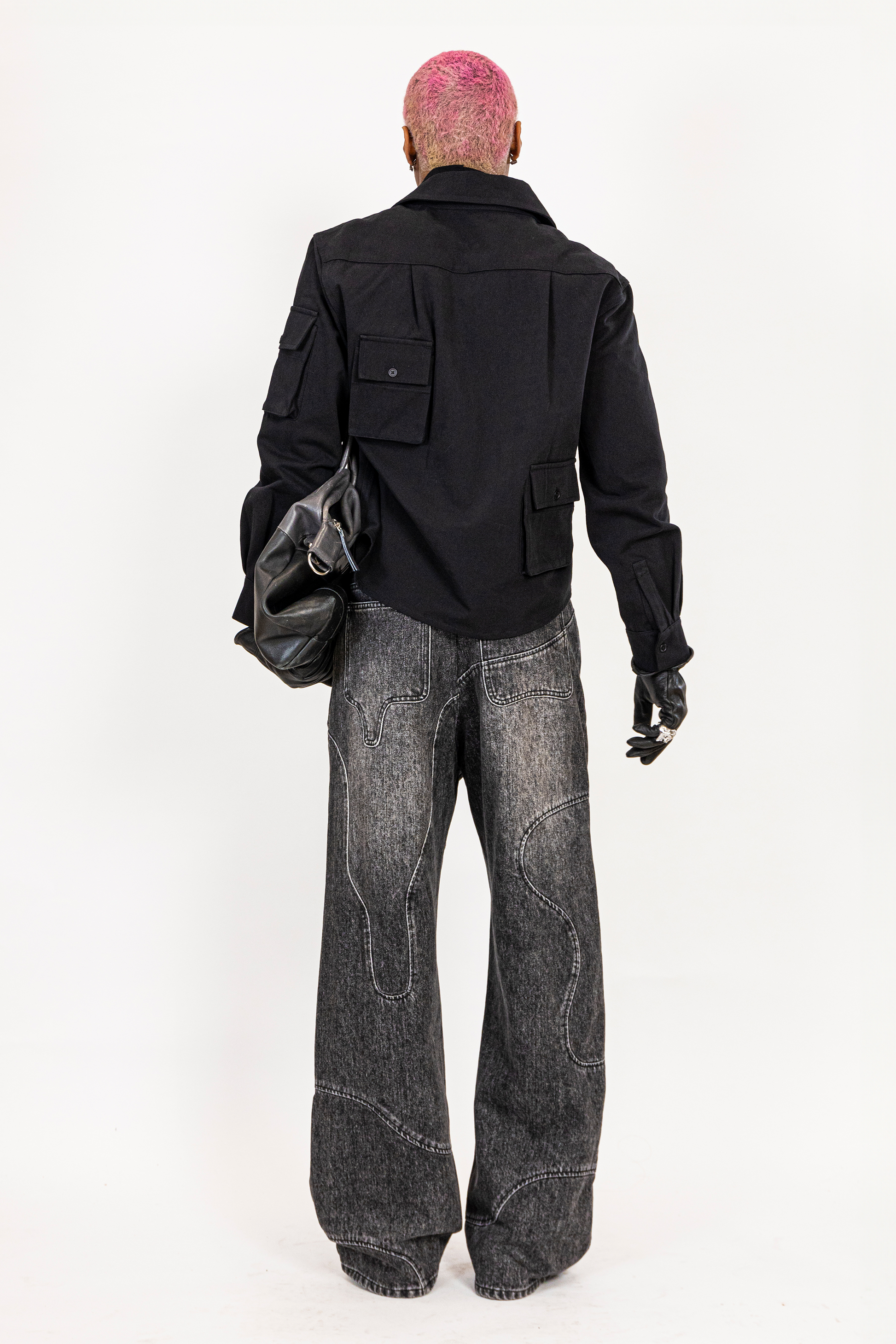 Cargo Shirt- OVERDYE BLACK – kodyphillips.com