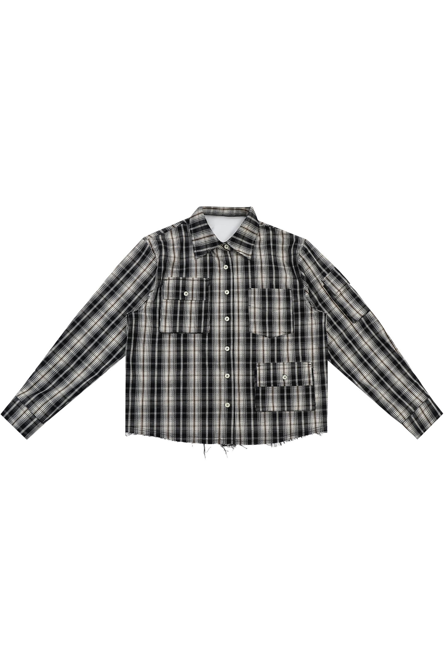 Cargo Shirt- BLACK FLANNEL