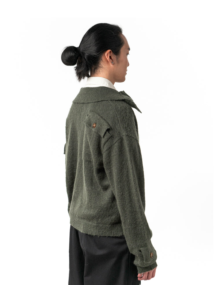 Mohair Cardigan GREEN