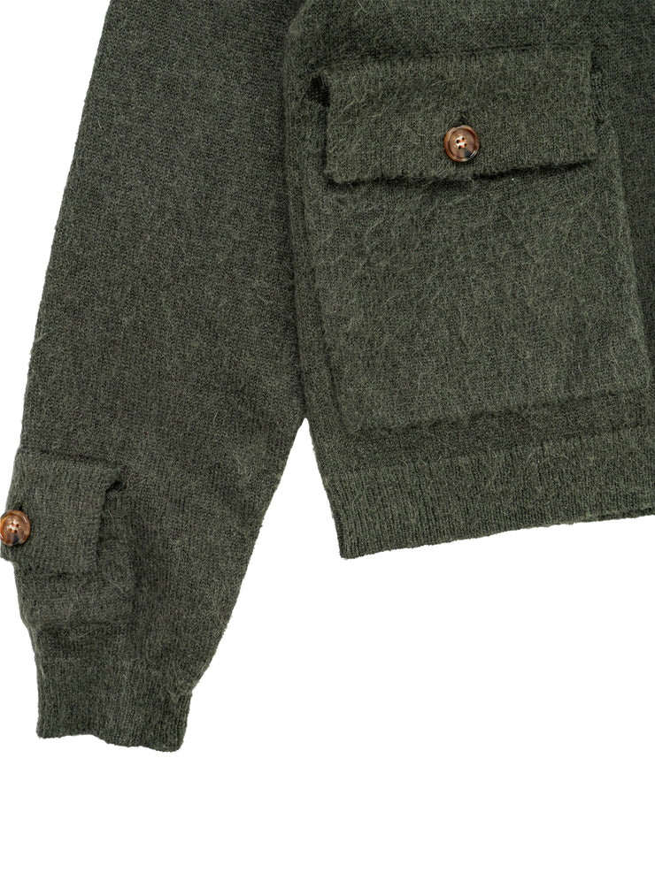 Mohair Cardigan GREEN