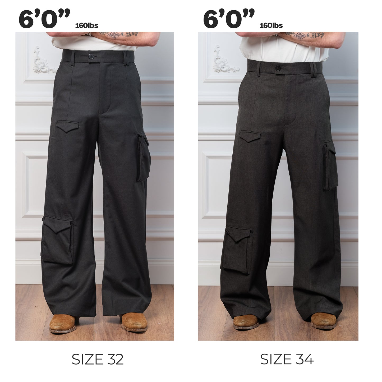 CARGO SLACKS - SOOT