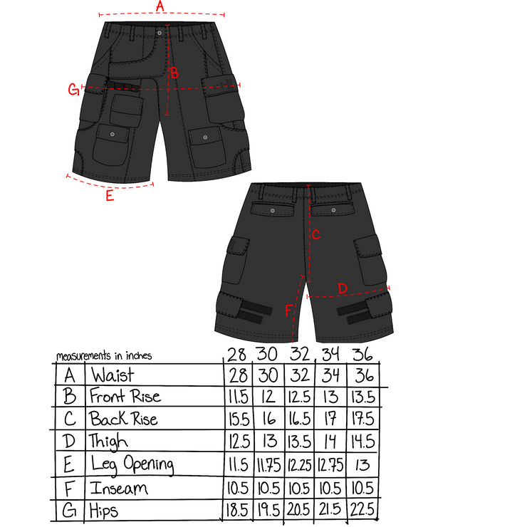 KP2144 Shorts-ONYX