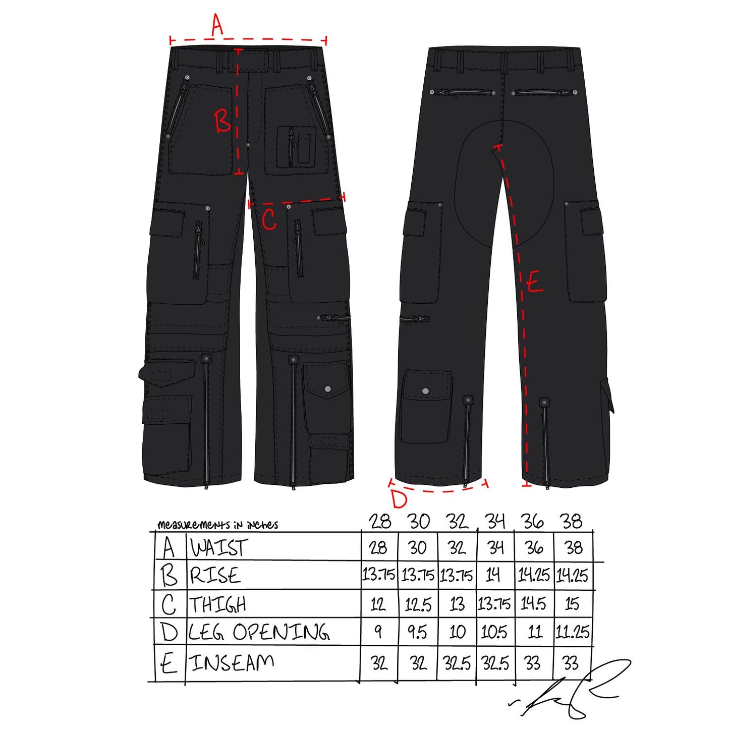 Rip Van Kody Denim Chicken - Black