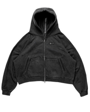 Full Zip Hoodie-Black