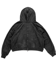 Full Zip Hoodie-Black