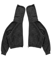 Full Zip Hoodie-Black