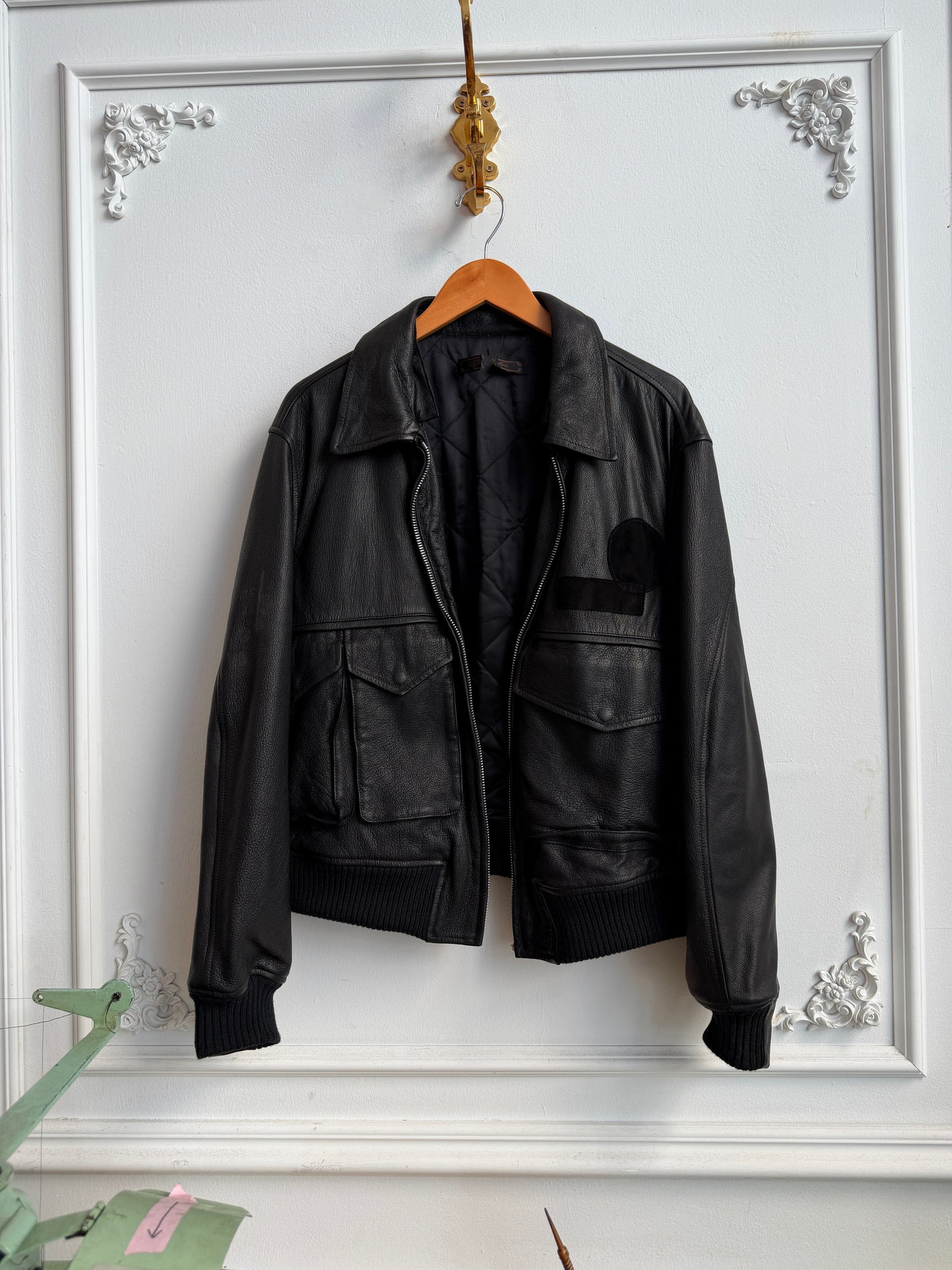 Leather Ricky Jacket Black - M, XL & XXL