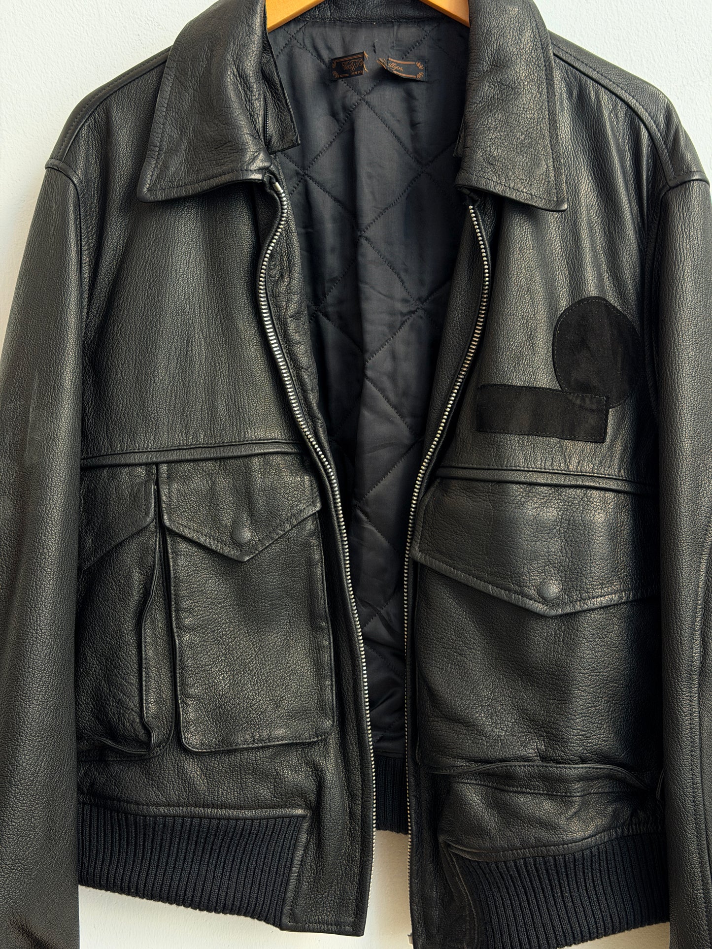 Leather Ricky Jacket Black - M, XL & XXL