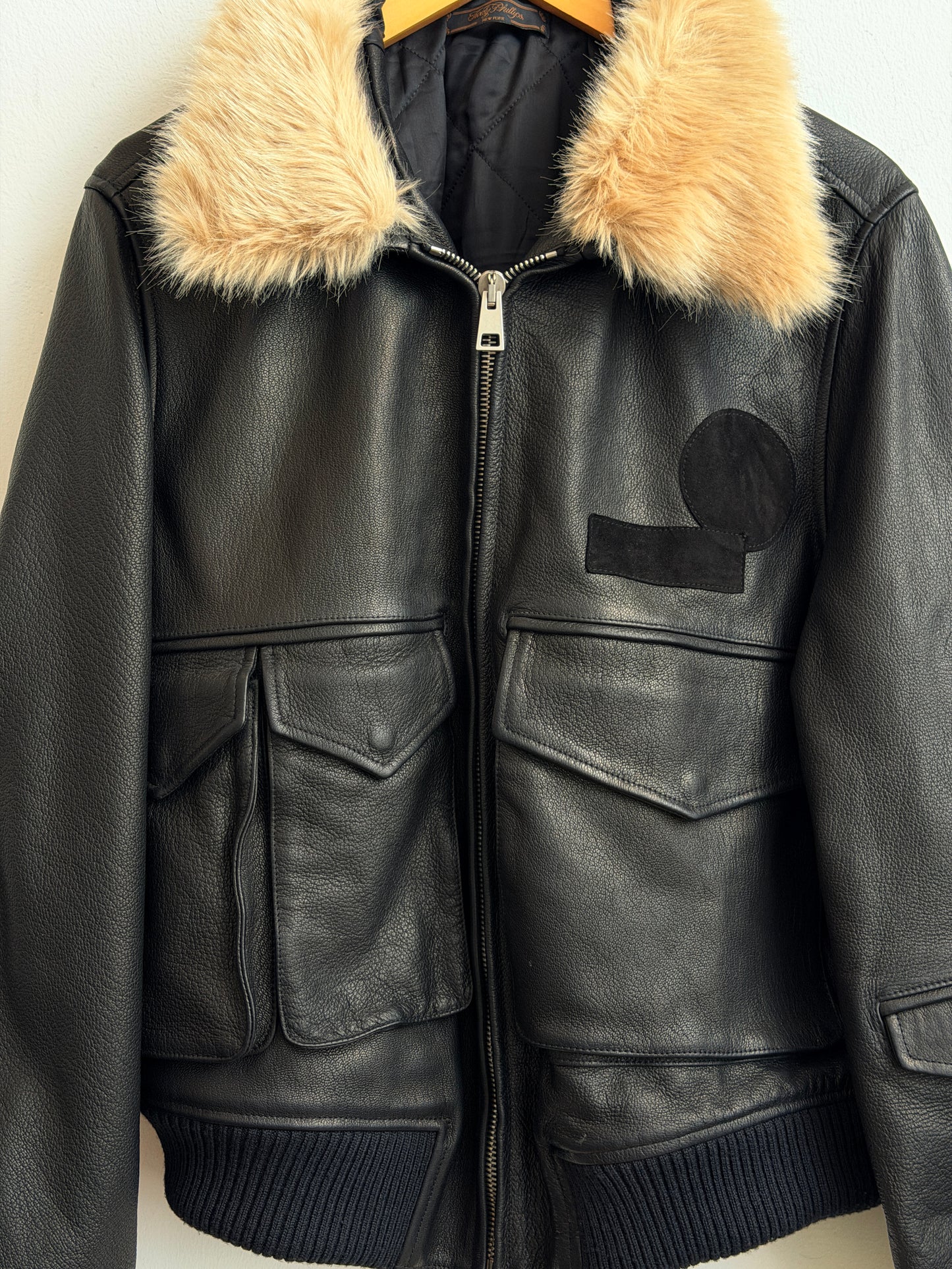 Leather Ricky Jacket Black - M, XL & XXL