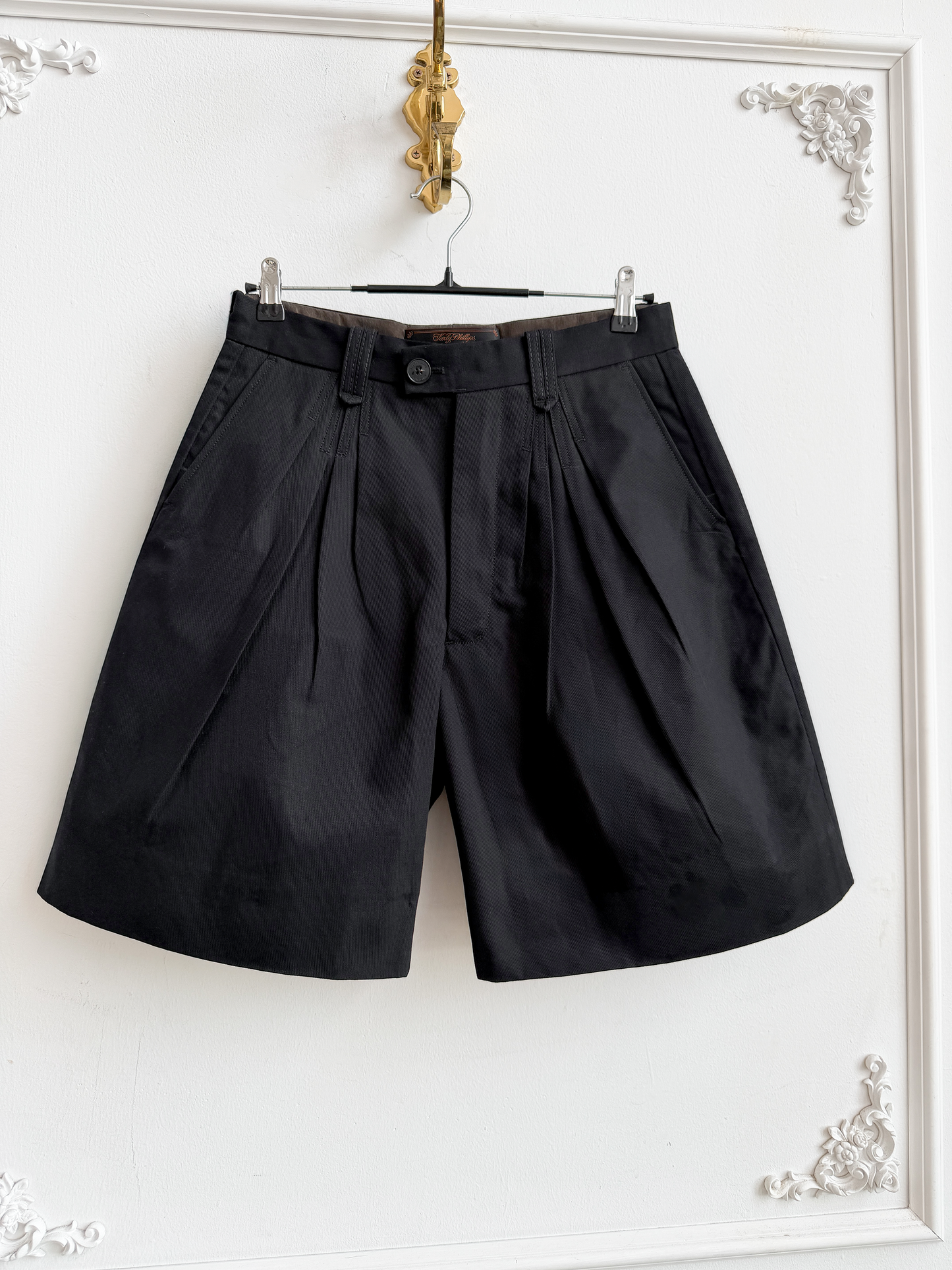 Pleated Shorts Yorkshire Twill  - 31