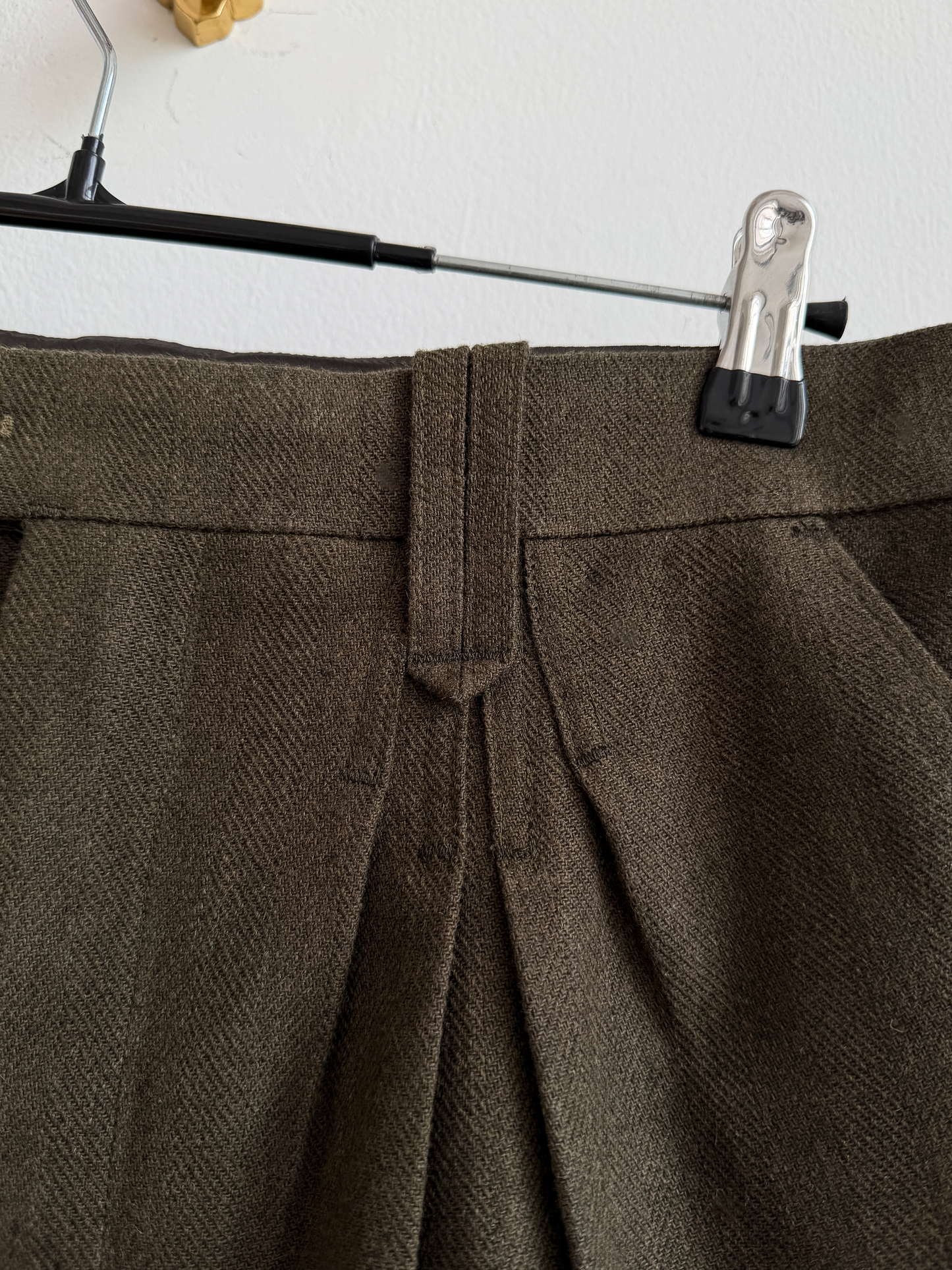 Pleated Shorts HOPSACK - 34