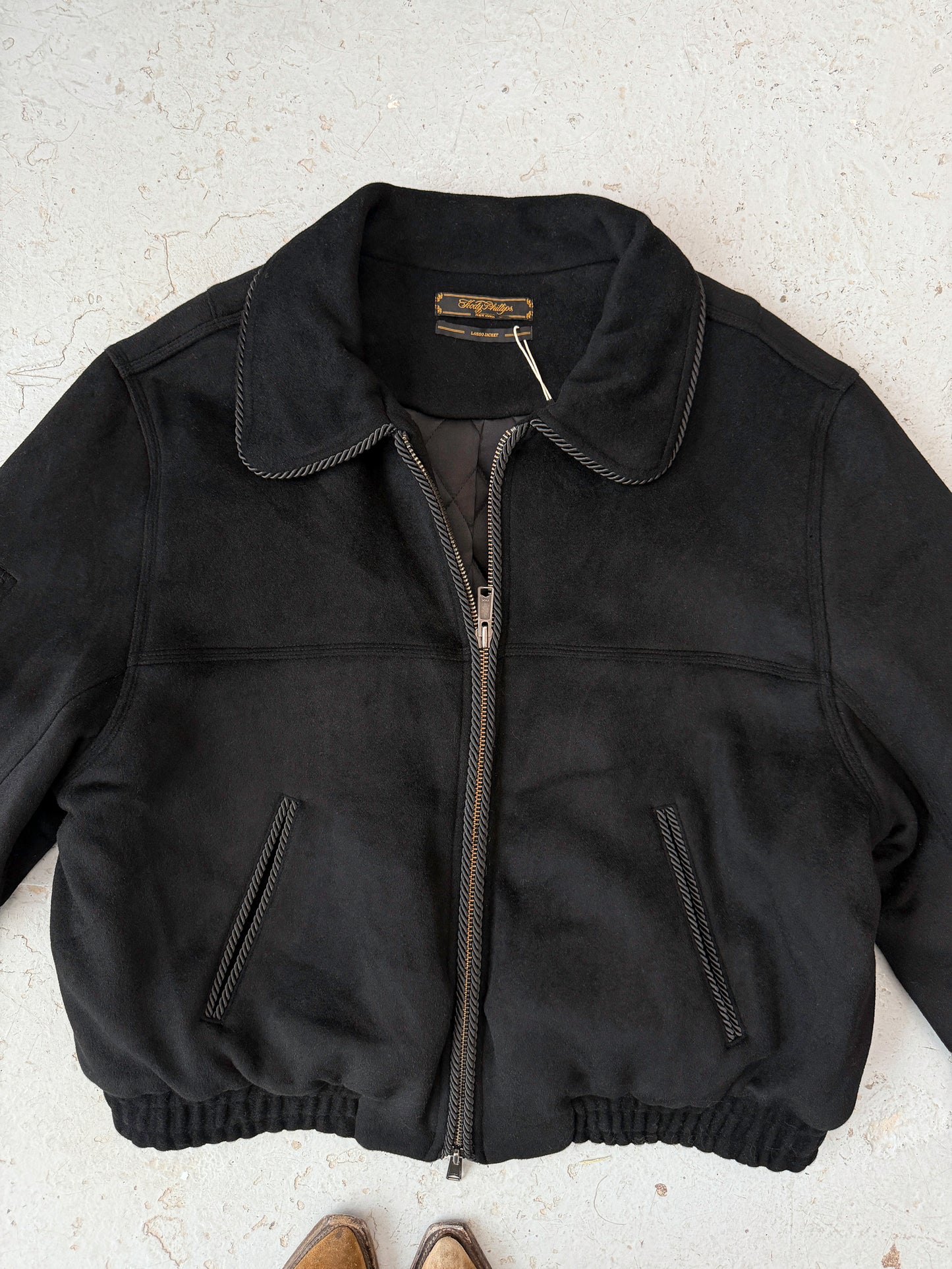 Wool Lasso Jacket-Black [L,XL,XXL]