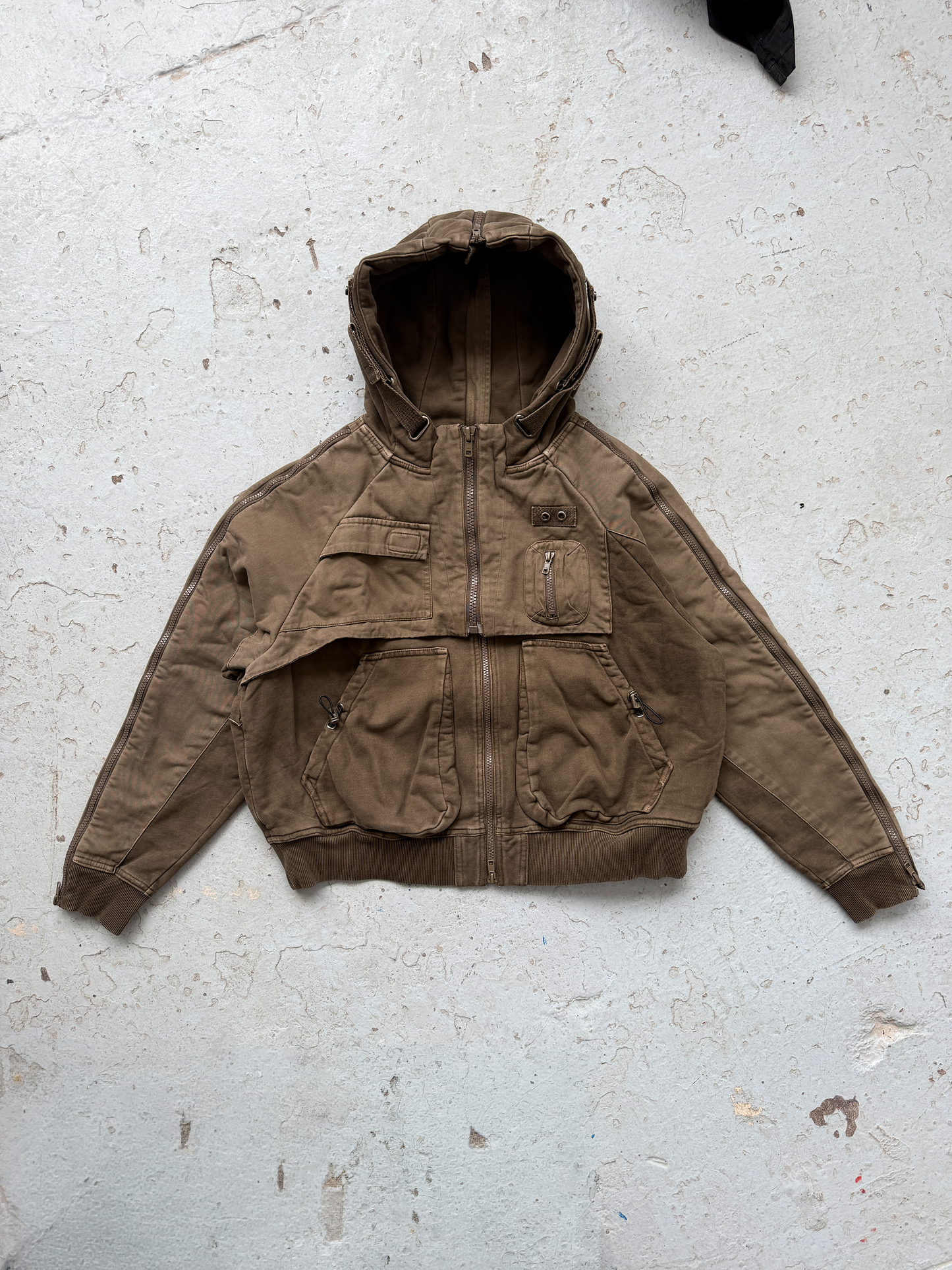 KP2144 Pilot Hoodie Brown- S